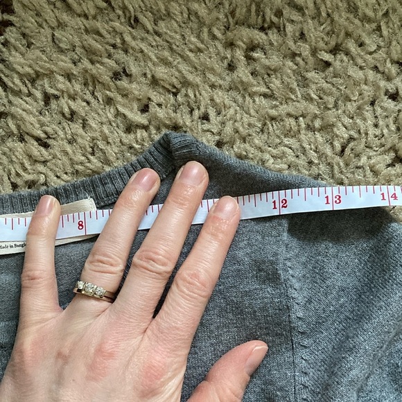 Zara Gray Crew Neck Sweater Soft Knit Relaxed Fit - Picture 8 of 11